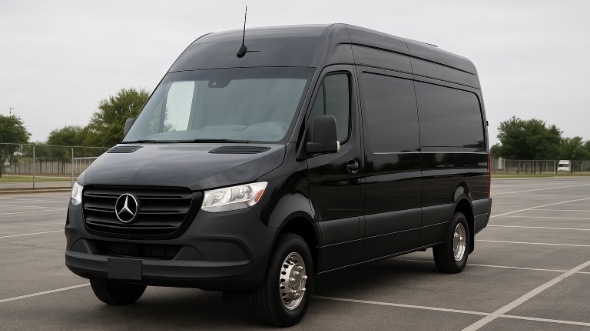 Exterior of Alabama Party Bus Company's 14 Passenger Sprinter Limousine in Alabama