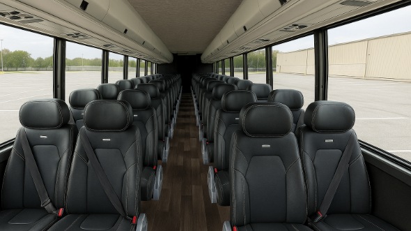 Interior of Alabama Party Bus Company's 30 Passenger Minibus in Alabama