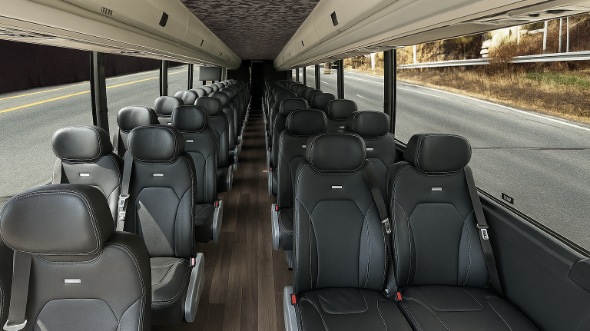 Interior of Alabama Party Bus Company's 35 Passenger Minibus in Alabama