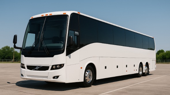 Exterior of Alabama Party Bus Company's 45 Passenger Charter Bus in Alabama