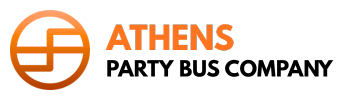 athens party bus company logo
