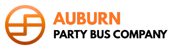 auburn party bus company logo