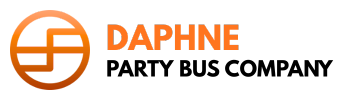 daphne party bus company logo