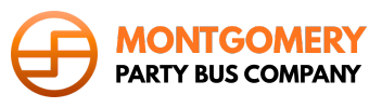 montgomery party bus company logo