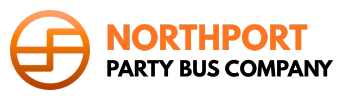 northport party bus company logo